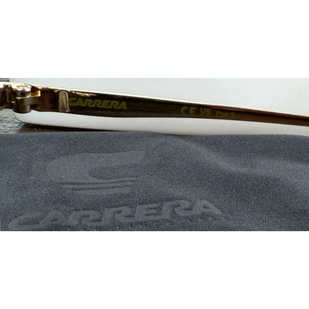 Carrera 3031/S Womens Sunglasses Grey Gold Mirror KB7FQ New Retail MSRP $190